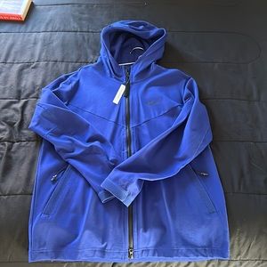 Nike Men’s Large Zip Up Sweatshirt (Blue)